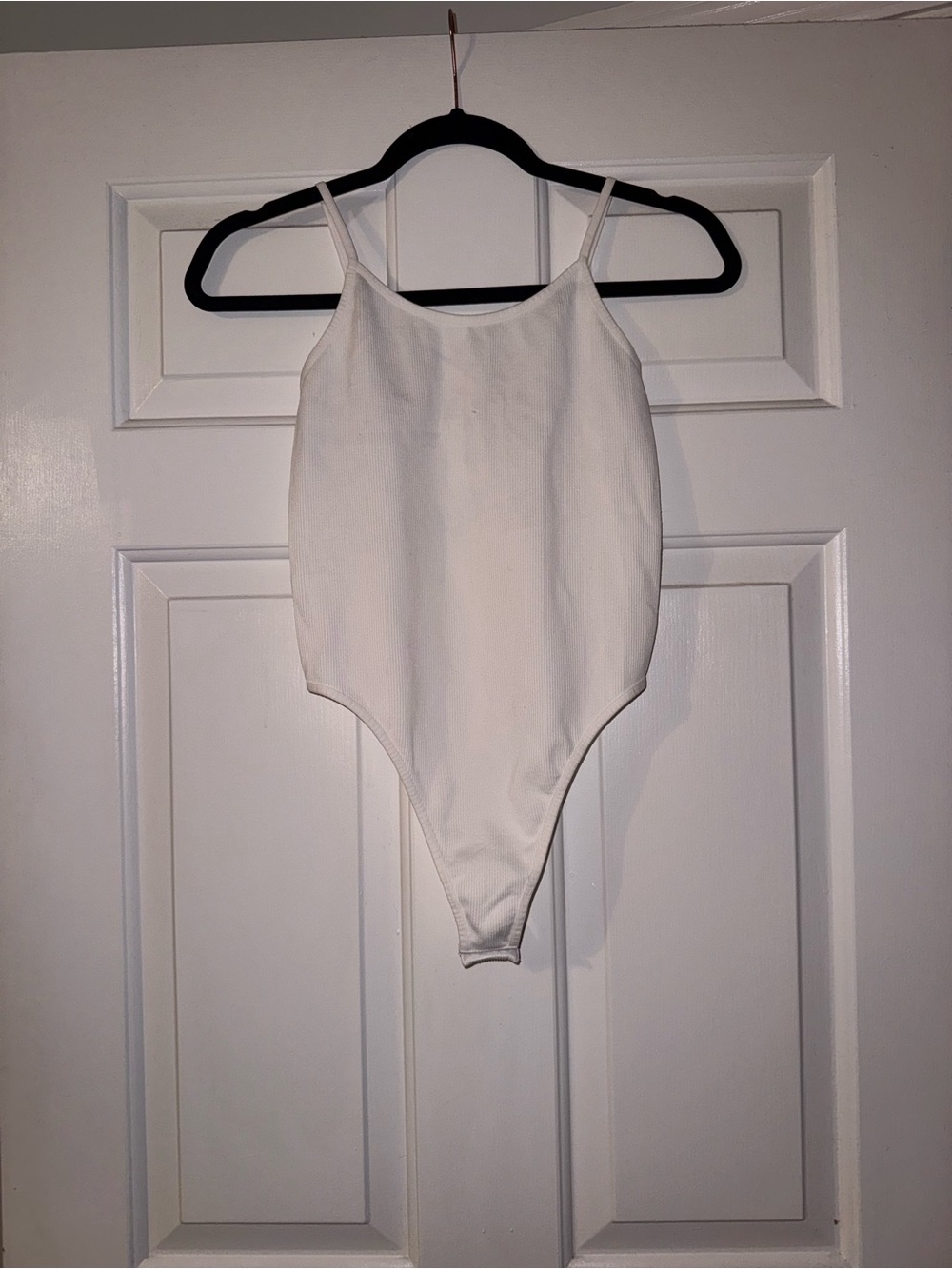 Bozzolo White Spaghetti-Strap Women’s Bodysuit